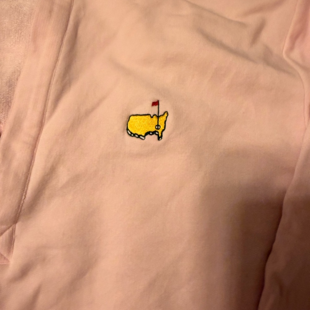 Light Pink Collared Pullover With Masters Logo (2… - image 2